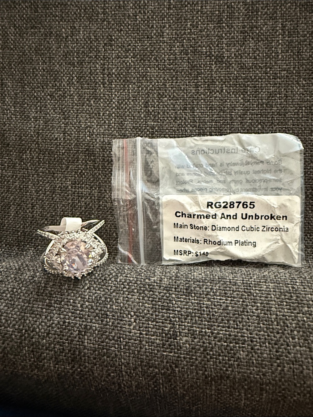 Bomb party OG Rhodium plating ring Size 8